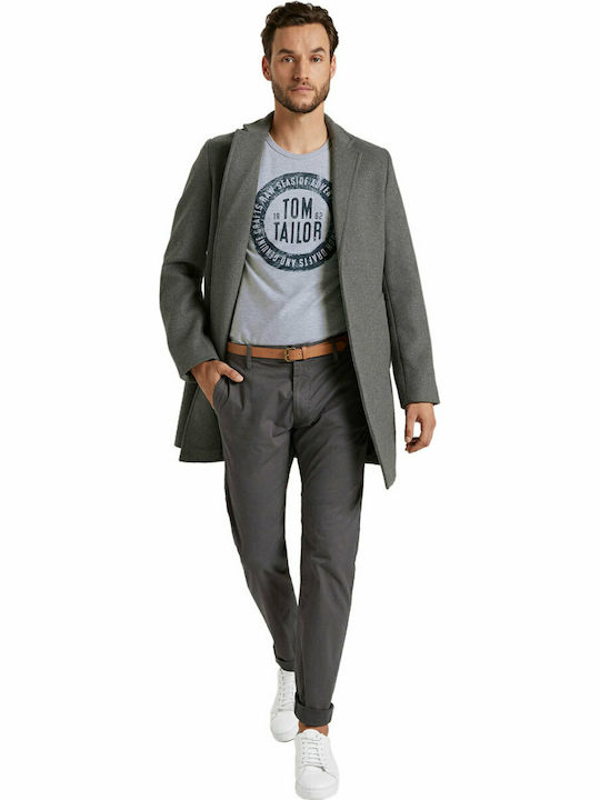 Men's Trousers Chino Elastic in Slim Fit Gray