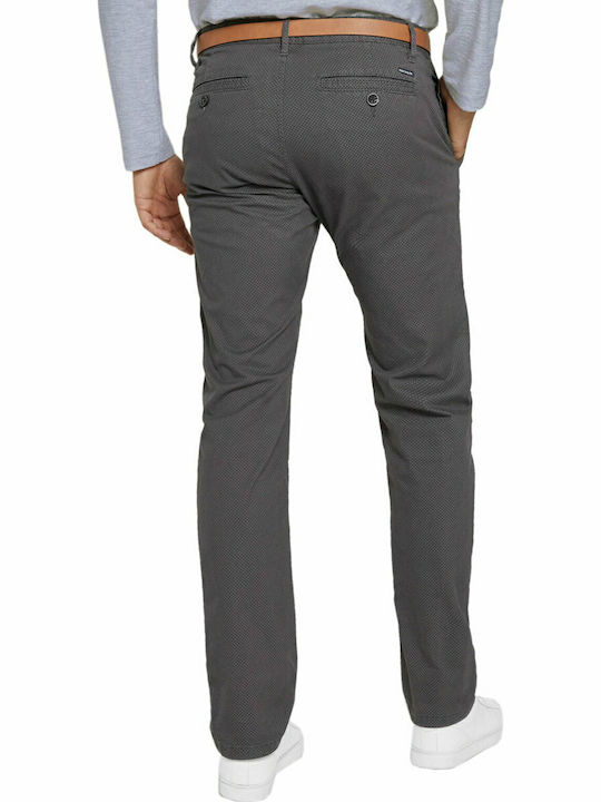 Men's Trousers Chino Elastic in Slim Fit Gray