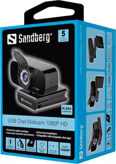 Sandberg Web Camera Full HD 1080p 134-15
