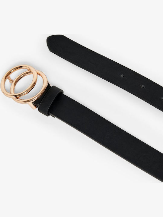 Leather Women's Belt Black