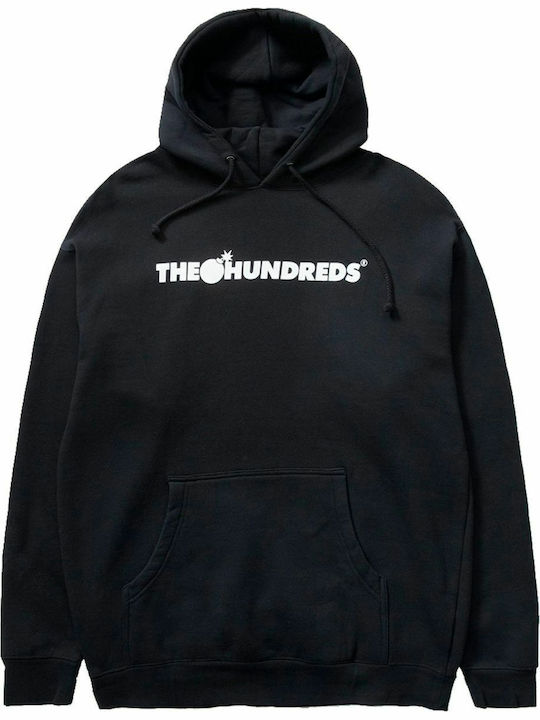 Forever Bar Sweatshirt with Hood Black