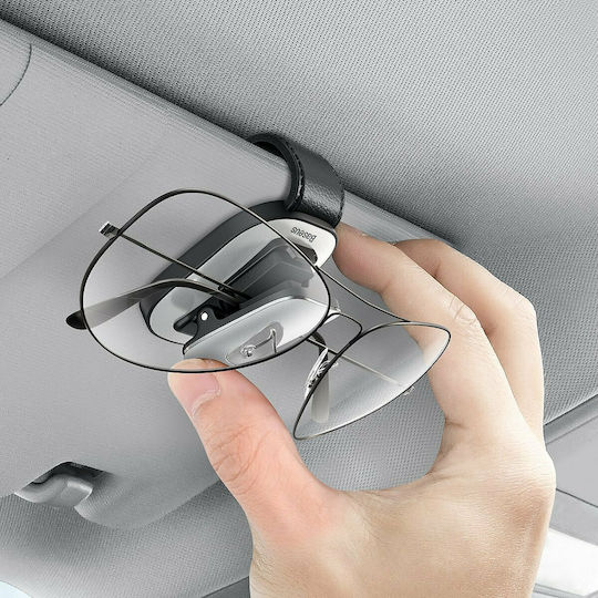 Baseus Car Sunglasses Case Ασημί