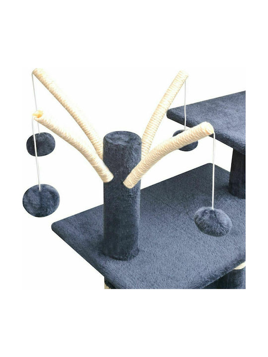 vidaXL Scratching Post Cat Trees Blue 5 levels 96x35x125cm