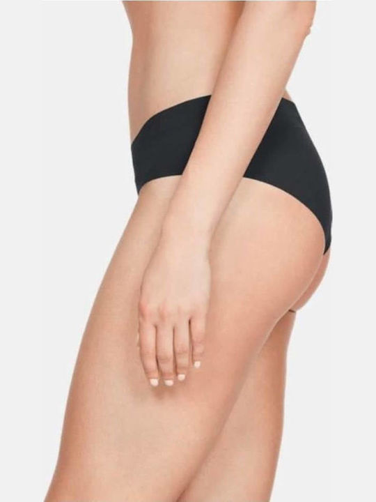 Pure Stretch Women's Slip 3Pack Seamless Black