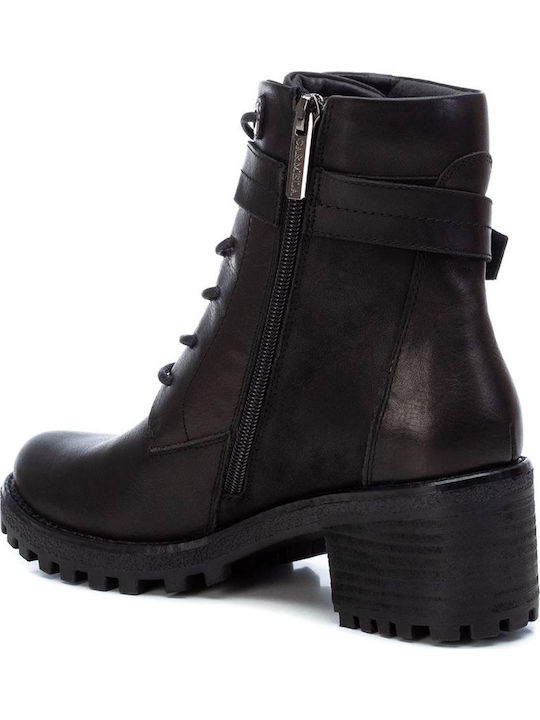 Carmela Footwear Leder Damen Knöchelstiefel Schwarz