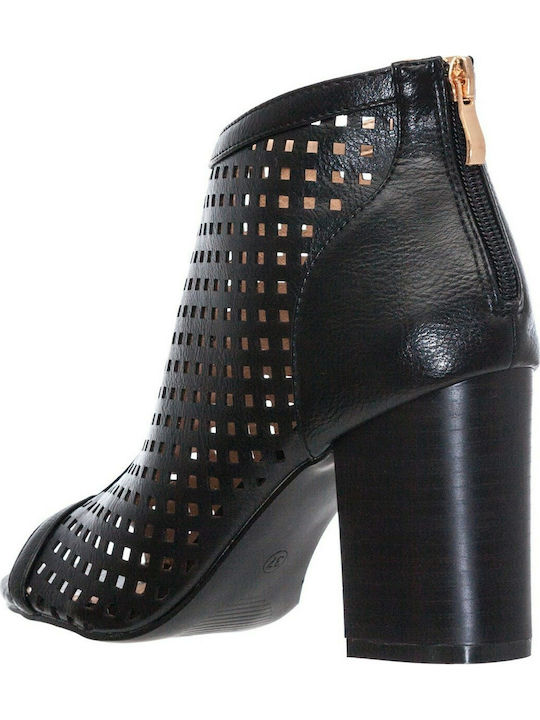 Seven Women's Ankle Boots with High Heel Black