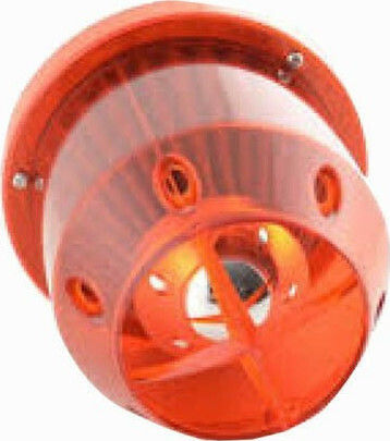 Auto Gs Filtru de aer Pâlnie Tip deschis Conică Universal FKIK14009 Φ77 Roșu