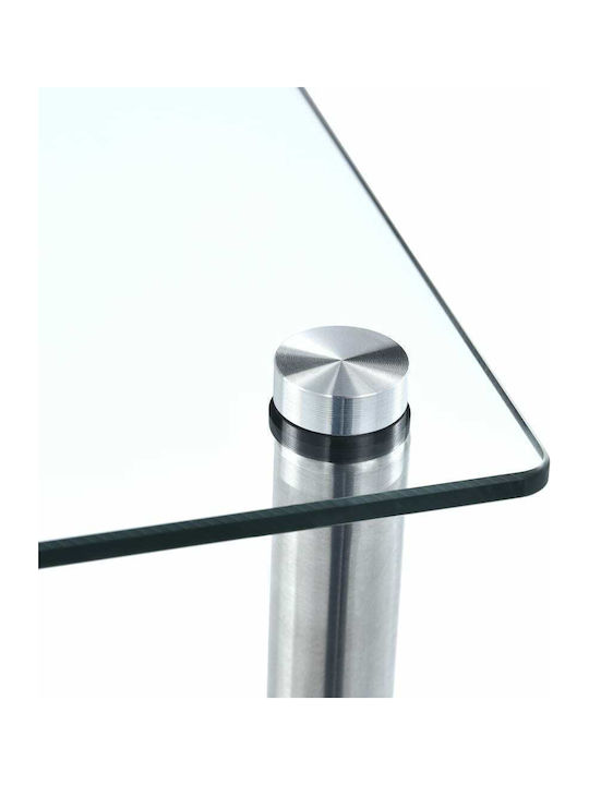 Transparent Bookcase 40x40x130cm