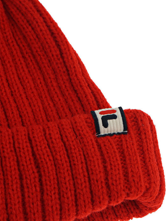 Fortwan Beanie Frauen Beanie mit Rippstrick in Rot Farbe