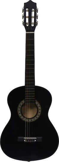 vidaXL Classical Beginner and Kids 34" Kids Classical Guitar 1/2 Black