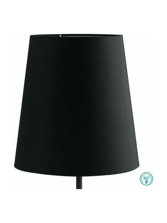 Fan Europe Elvis-L Metal Table Lamp for Socket E27 with Black Shade and Base