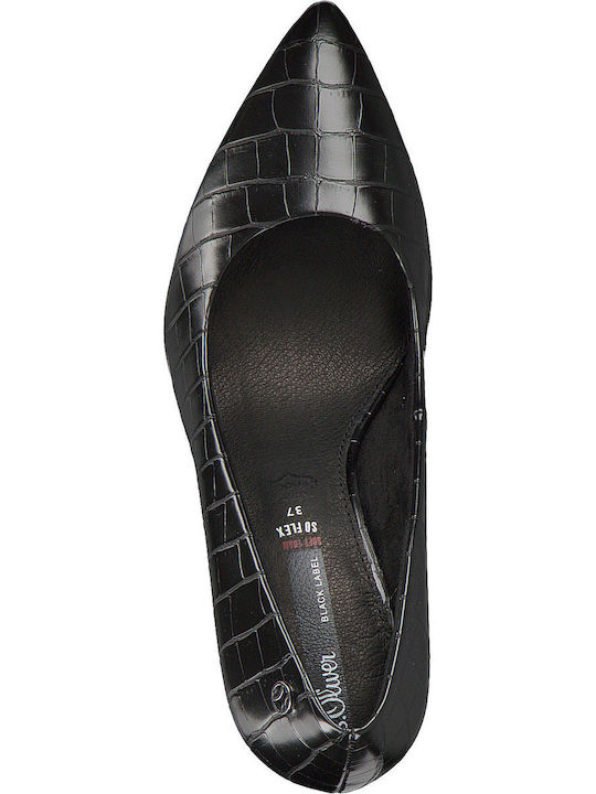 Pointed Toe Stiletto Black High Heels