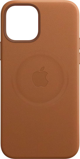 Apple Back Cover Leather Brown (iPhone 12 mini)