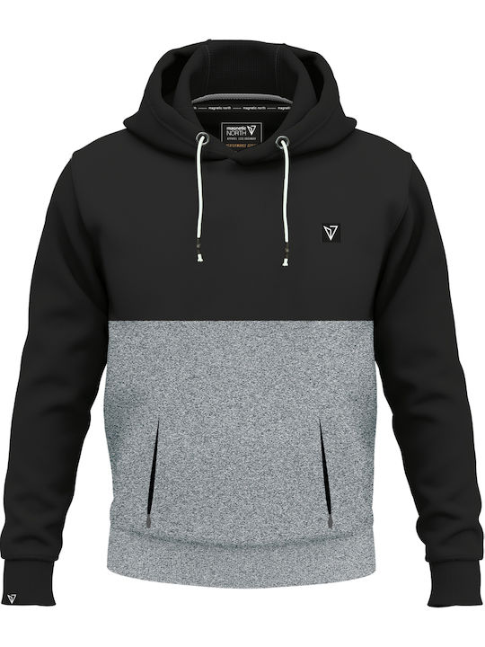 Sweatshirt Fleece with Hood Black