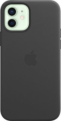 Apple Leather Case with MagSafe Coperta din spate Piele Negru (iPhone 12 / 12 Pro) MHKG3ZM/A