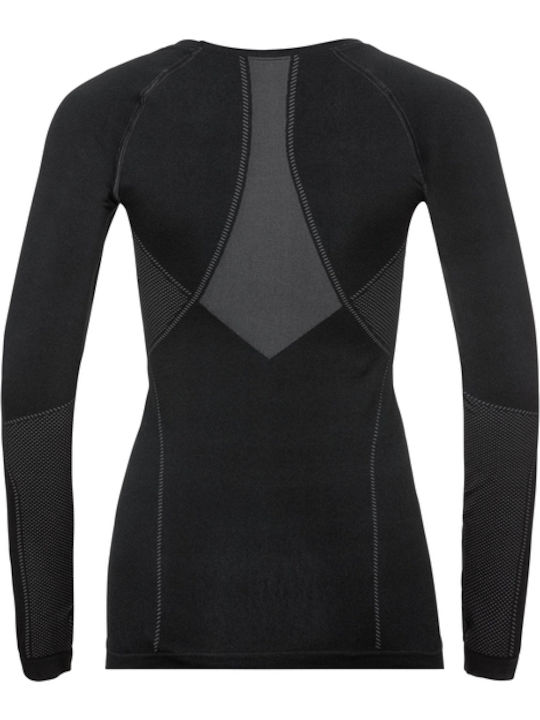 Odlo Performance Evolution Warm Ισοθερμική Μπλούζα Μαύρη