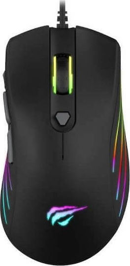 Havit MS1007CM RGB Gaming Mouse 6400 DPI Black