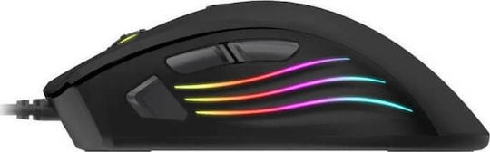 Havit MS1007CM RGB Gaming Ποντίκι 6400 DPI Μαύρο