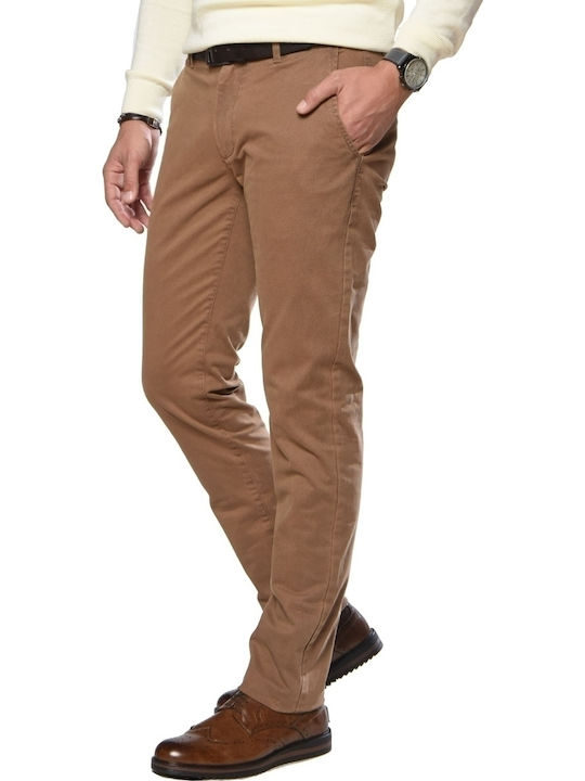 Παντελόνι Chino Ελαστικό σε Slim Εφαρμογή Μπεζ