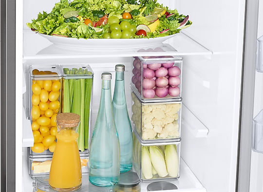 Samsung Fridge-Freezer 344lt NoFrost H185.3xW59.5xD65.8cm Inox RB34T671DSA/EF