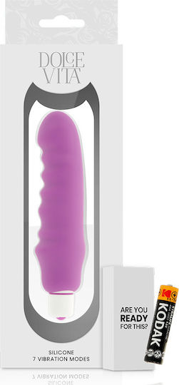 Dolce Vita Genius Realistic Vibrator 15cm Purple