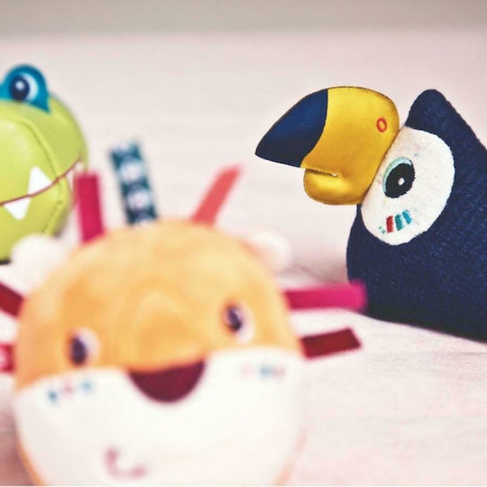 Lilliputiens Set Baby Rattles The Jungle Animals for 6+ Months