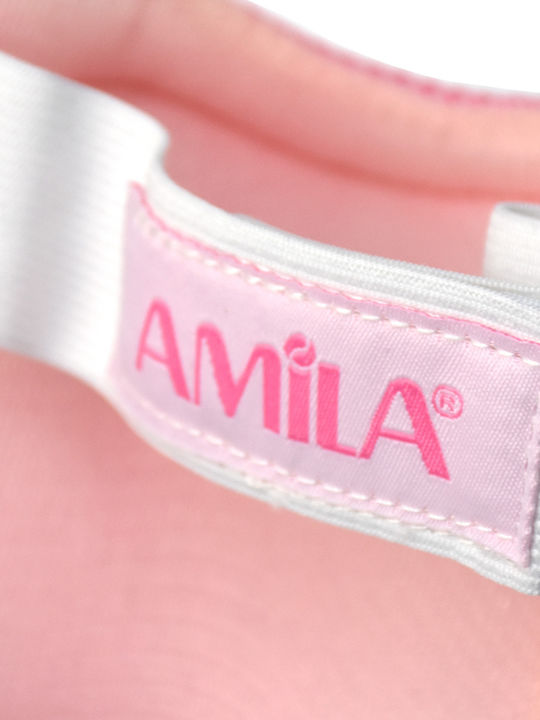 AMILA Children's Protective Gear Set for Rollers Pink Large