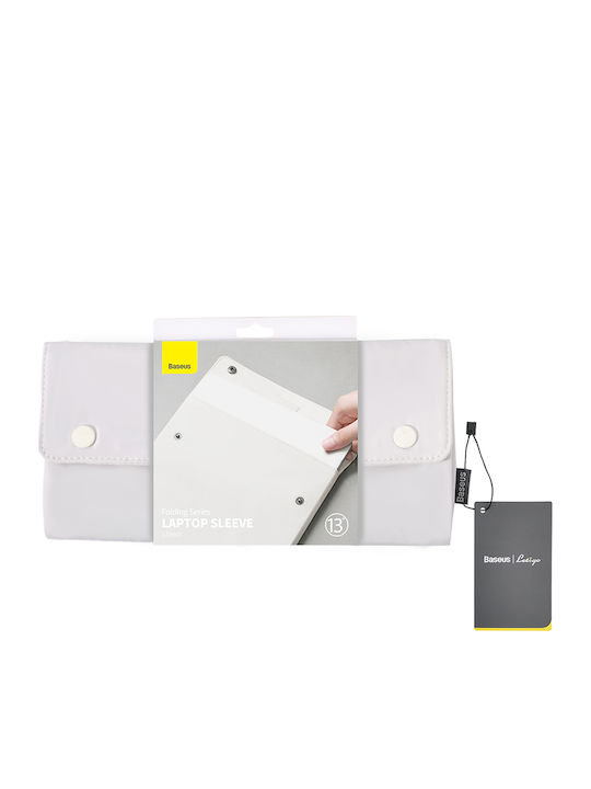 Baseus Folding Series Αδιάβροχη Θήκη για Laptop 13" Creamy-White