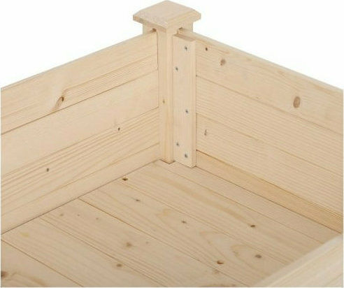 Outsunny Blumenkasten Hölzernes Braun 122.5x56.5x76cm.