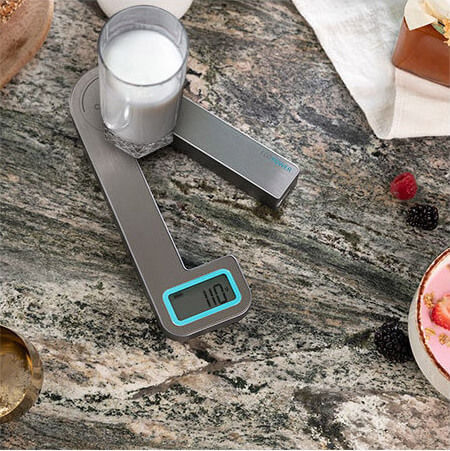 Cecotec Cook Control 10100 EcoPower Compact Ψηφιακή Ζυγαριά Κουζίνας Αναδιπλούμενη έως 5kg Inox