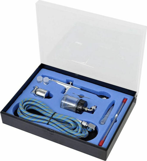vidaXL Αερογράφος με Δοχείο 7ml Σετ