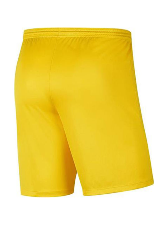 Nike Αθλητικό Παιδικό Σορτς/Βερμούδα Park III Knit για Αγόρι Κίτρινο