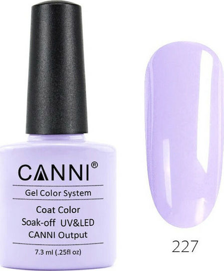 Canni Odourless Ημιμόνιμο Βερνίκι Νυχιών 227 Light Lavender 7.3ml