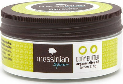 Messinian Spa Organic Olive Oil Lemon & Fig Ενυδατικό Butter Σώματος 80ml