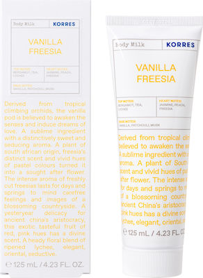 Korres Vanilla Freesia Moisturizing Lotion with Vanilla Scent 125ml