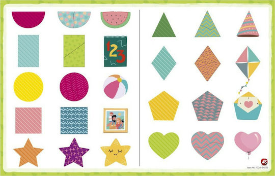 AS Μαγνητικό Παιχνίδι Κατασκευών Box Shapes για Παιδιά 3+ Ετών 1029-64035