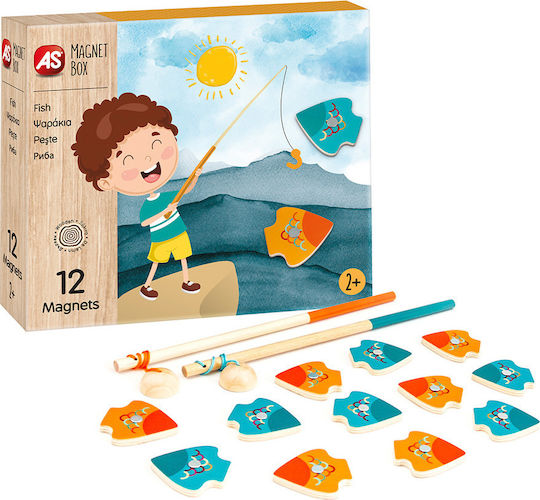 Jucărie de Construcție Magnetică Box Fish pentru Copii 3++ Ani