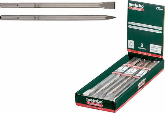 Metabo Σετ Βελόνι & Καλέμι 2τμχ με Υποδοχή SDS Max 360x25mm