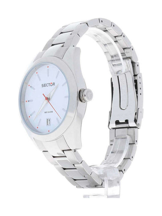 Sector Men's Watch 39mm Battery with Silver Metal Bracelet