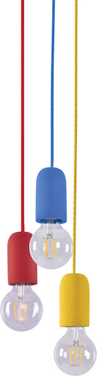 Home Lighting Iris SE 149 Verstellbar Hängelampe Gelb mit Fassung E27 5cm.