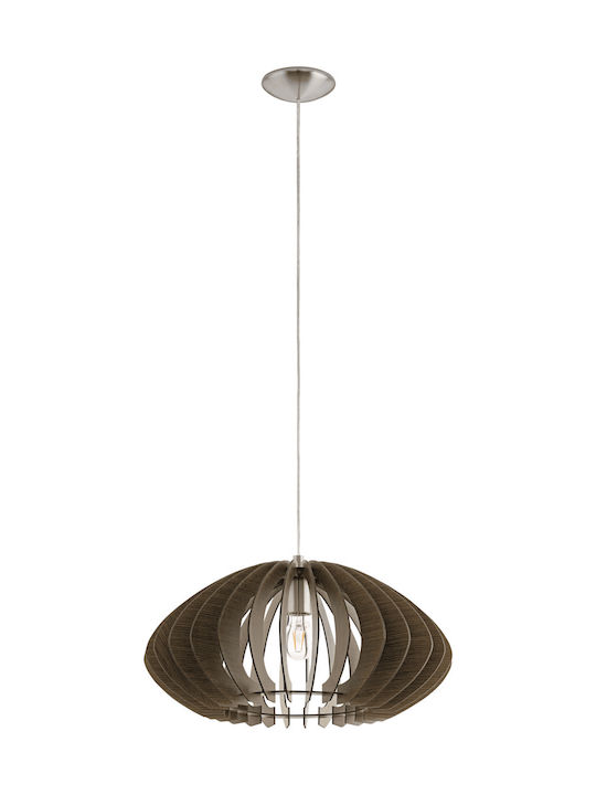 Eglo Cossano Pendant Light Single-Light for Socket E27 Brown