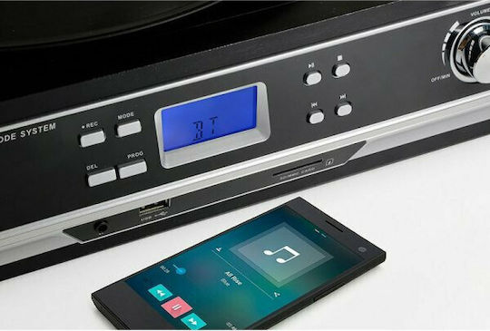Technaxx TX-22+ 4717 Πικάπ με Προενίσχυση και Ενσωματωμένα Ηχεία Διάφανο