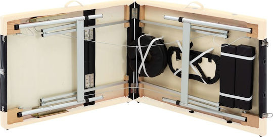 vidaXL Aluminum Portable/Folding Massage and Physiotherapy Bed 191x70cm 3 Positions