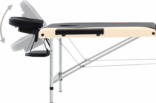 vidaXL Aluminum Portable/Folding Massage and Physiotherapy Bed 191x70cm 3 Positions