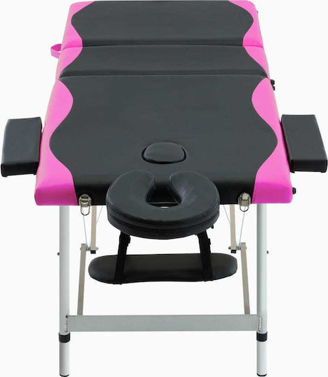 vidaXL Tragbares Zusammenklappbares Physiotherapie-Bett aus Aluminium 191x70cm 3 Positionen