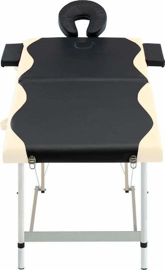 vidaXL Aluminum Portable/Folding Massage and Physiotherapy Bed 191x70cm 2 Positions
