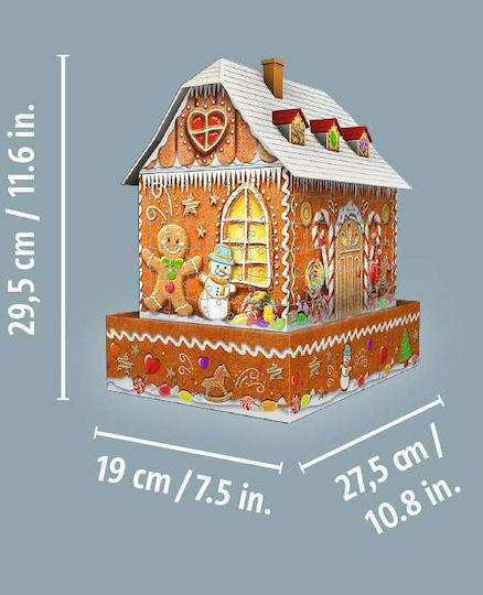 3D Gingerbread House Puzzle 3D 216pcs