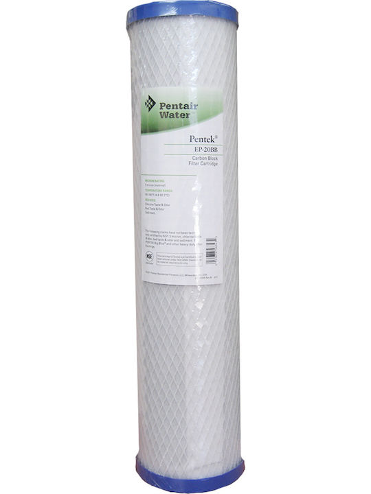 Pentair Countertop and Under Sink Water Filter Replacement made of Activated Carbon 20" Big-Blue EP-20BB 5 μm