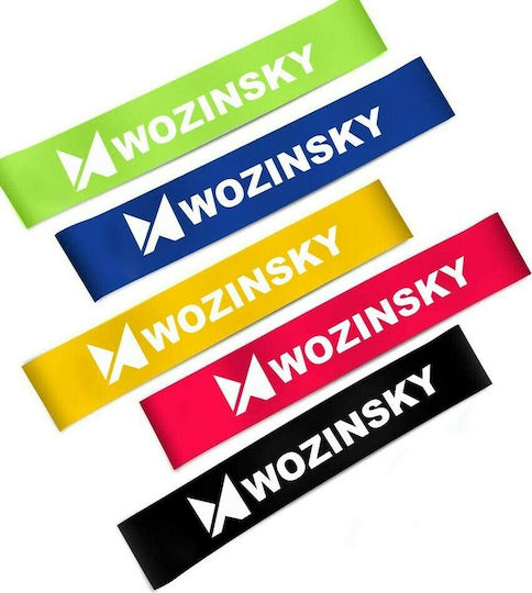 Wozinsky Loop Bands Set 5pcs Multicolored 1.2m