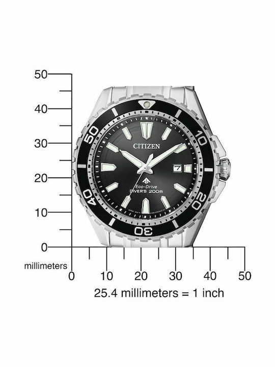 Citizen Promaster Ceas Bărbătesc 44mm Eco - Drive cu Argintie Brățară Metalică